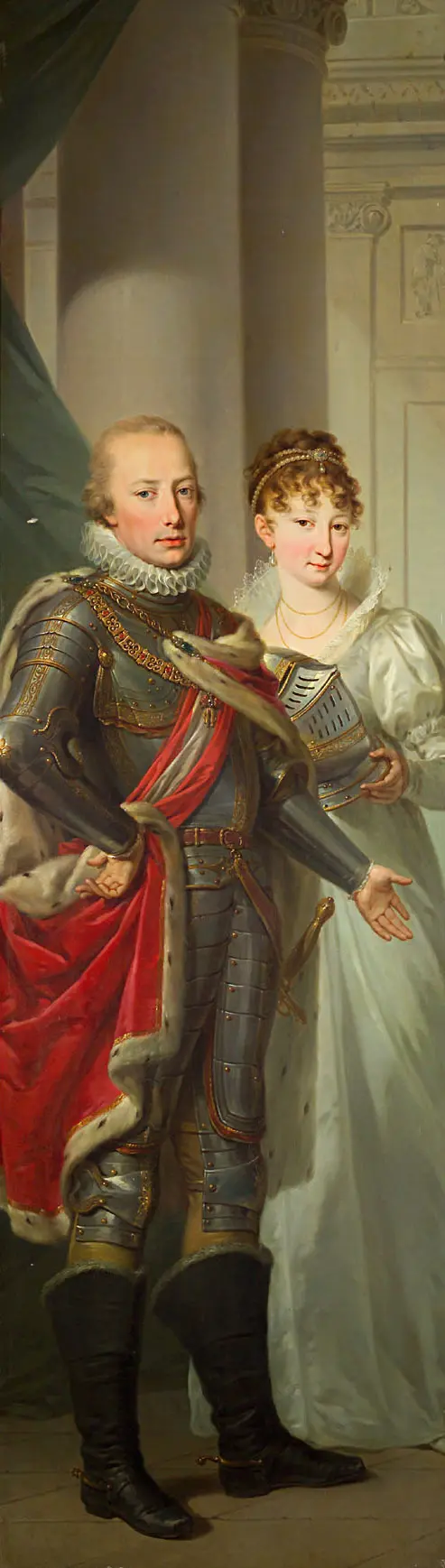 Kaiser Franz I. (II.) (1768-1835) und Maria Ludovica von Modena (1787-1816)