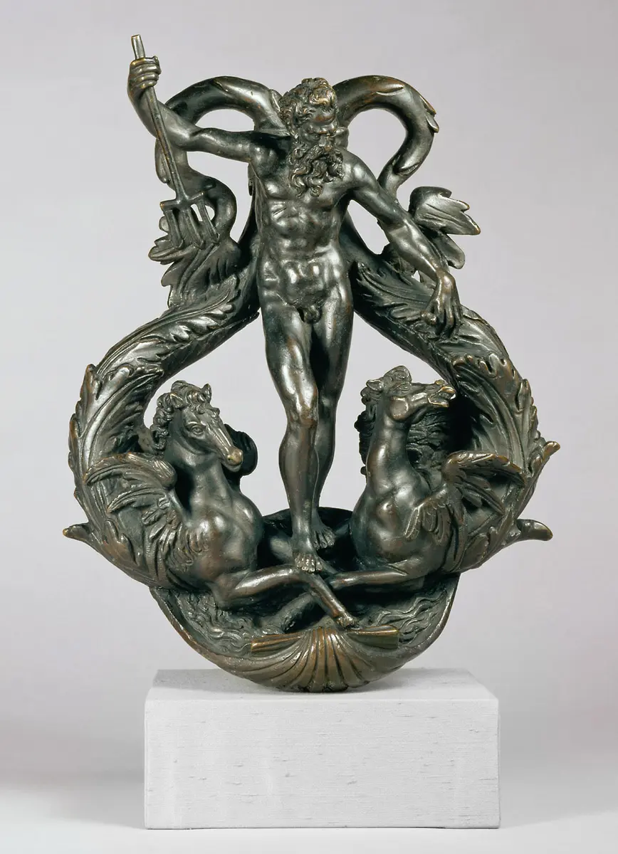 Türklopfer mit Neptun zwischen zwei Hippokampen