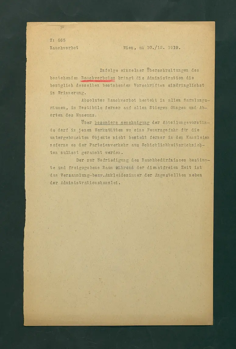 Erinnerung an das Rauchverbot
