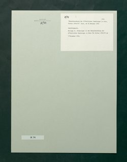 Besuchsordnung der öffentlichen Sammlungen in Wien, Winter 1934/35