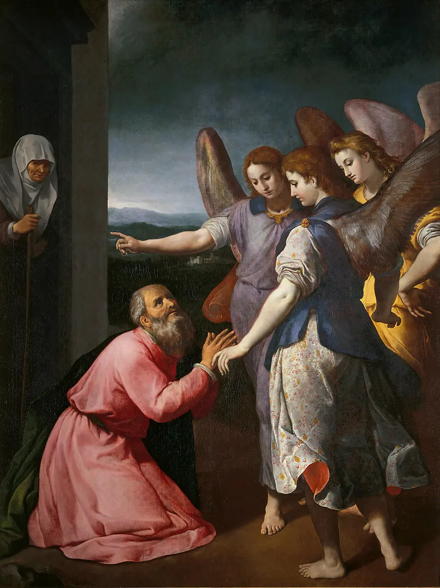 Verheissung der drei Engel an Abraham