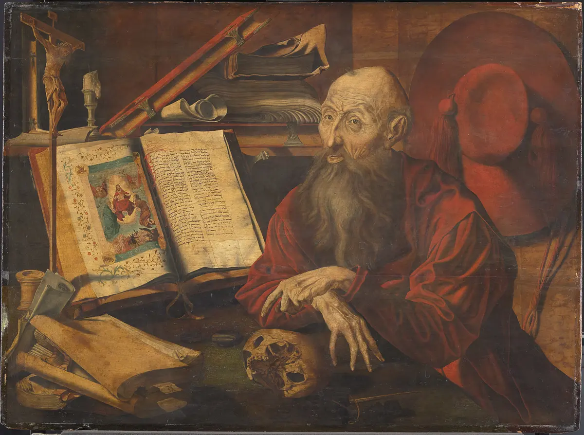 Hl. Hieronymus in der Zelle