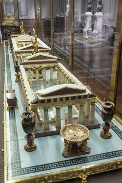 Drei Tempel der Ruinen von Paestum