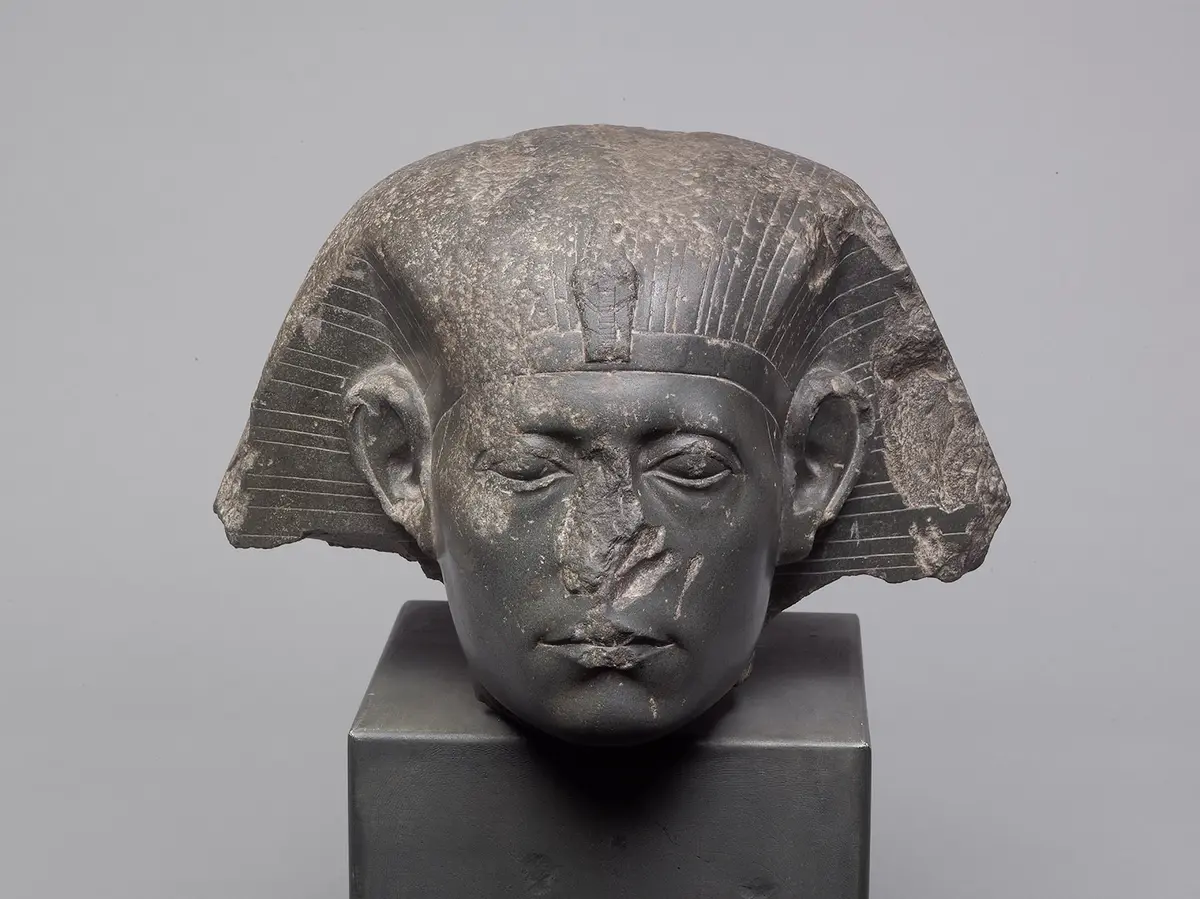 Head from a sphinx of Senwosret III 
