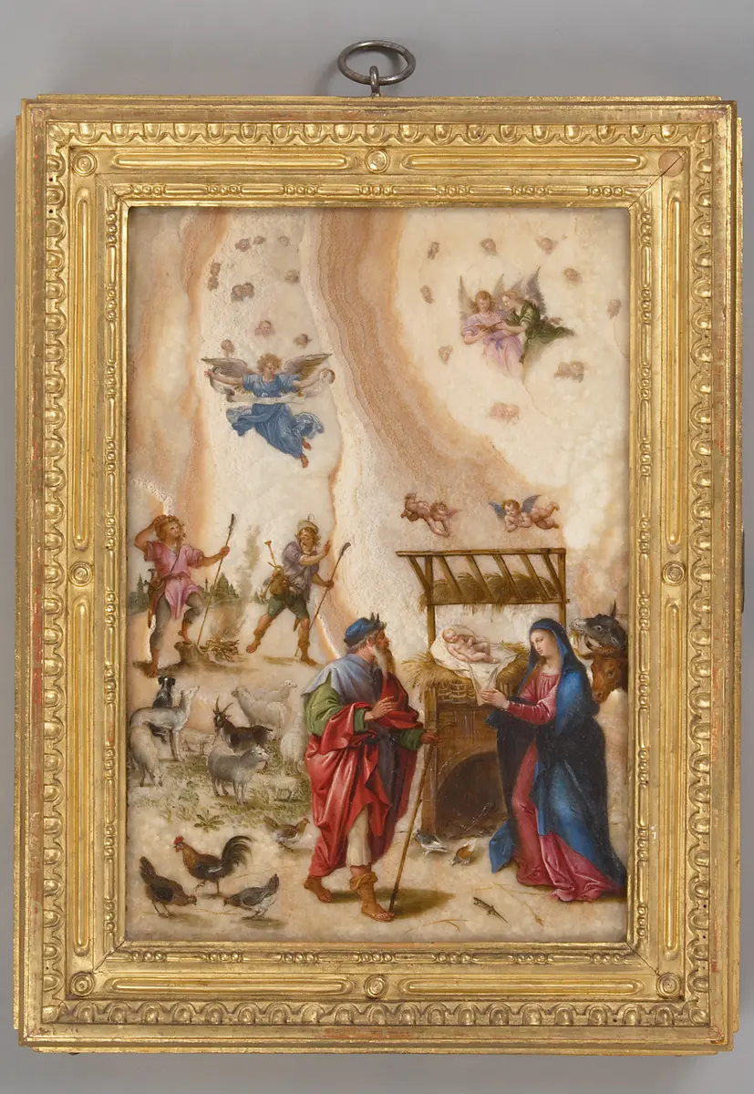 Annunciation to the Virgin and Adoration of the Shepherds