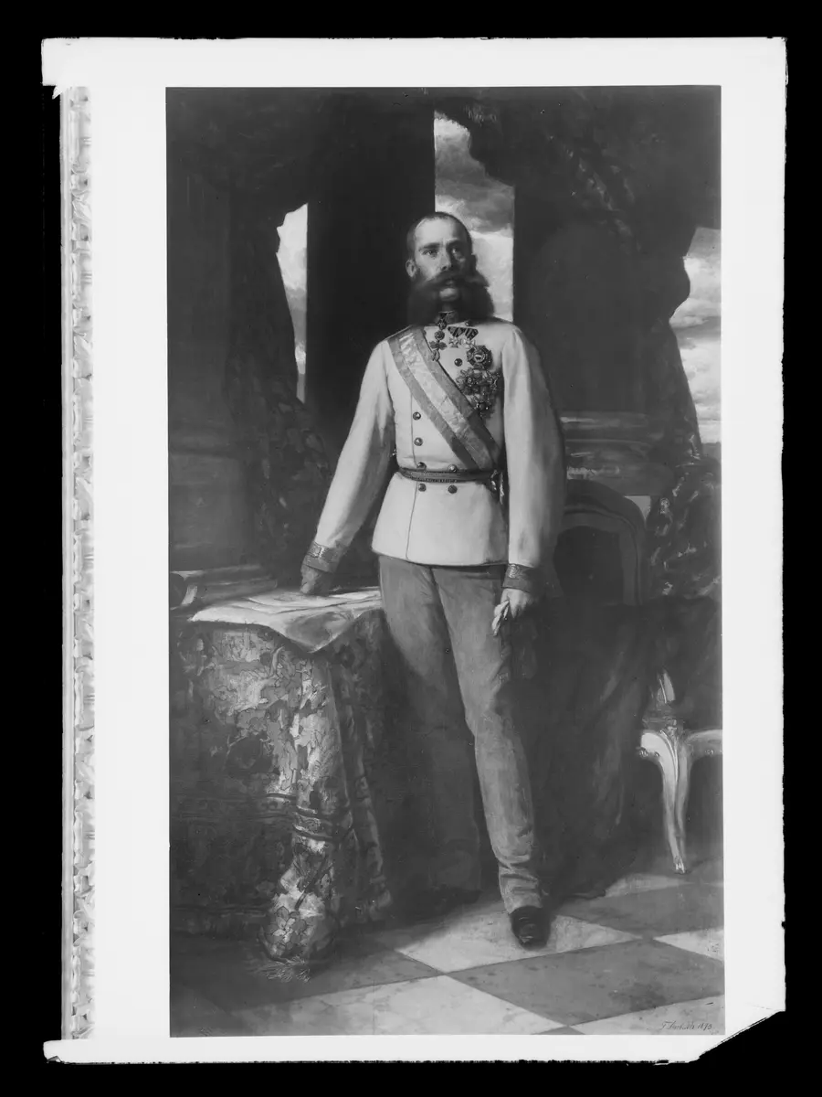 Kaiser Franz Joseph I. (1830-1916) in der Galauniform