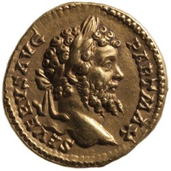 Septimius Severus mit Antoninus III. (Caracalla) und Geta (Caesar)