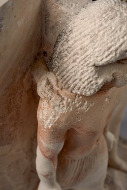 Gruppenstandbild des Hetep-seschat und einer Frau