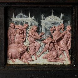 Tafel mit 60 Szenen aus den Metamorphosen des Ovid