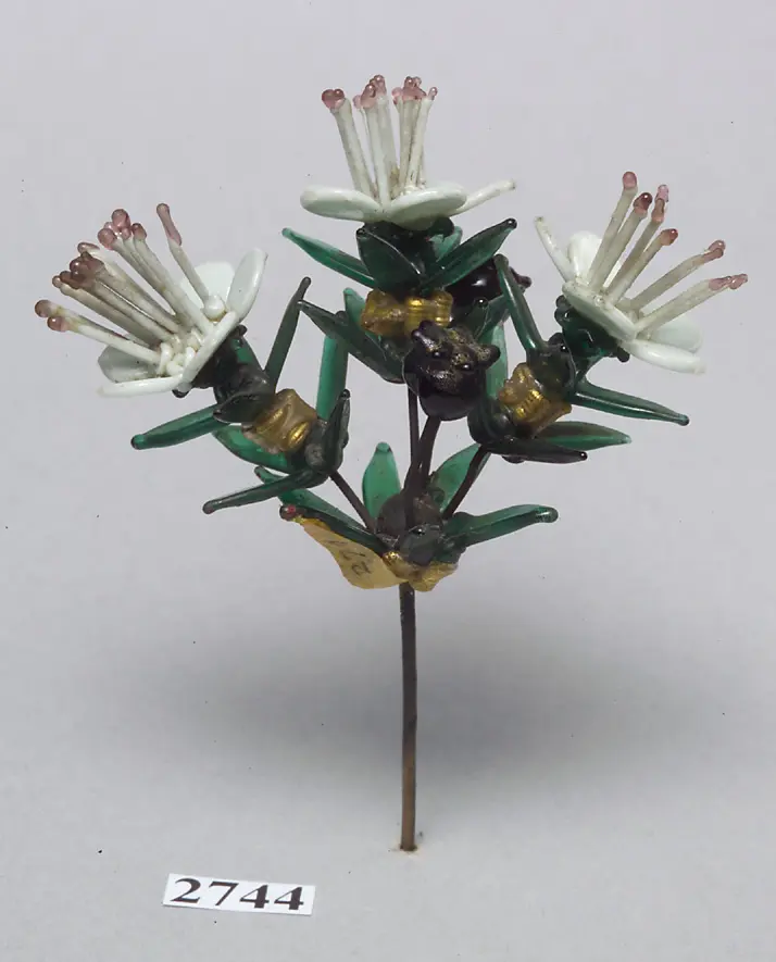 Blumenbukett aus Glas