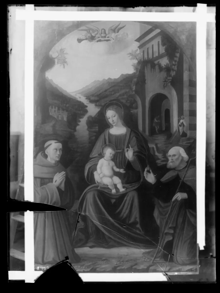 Madonna mit Kind und zwei Heiligen