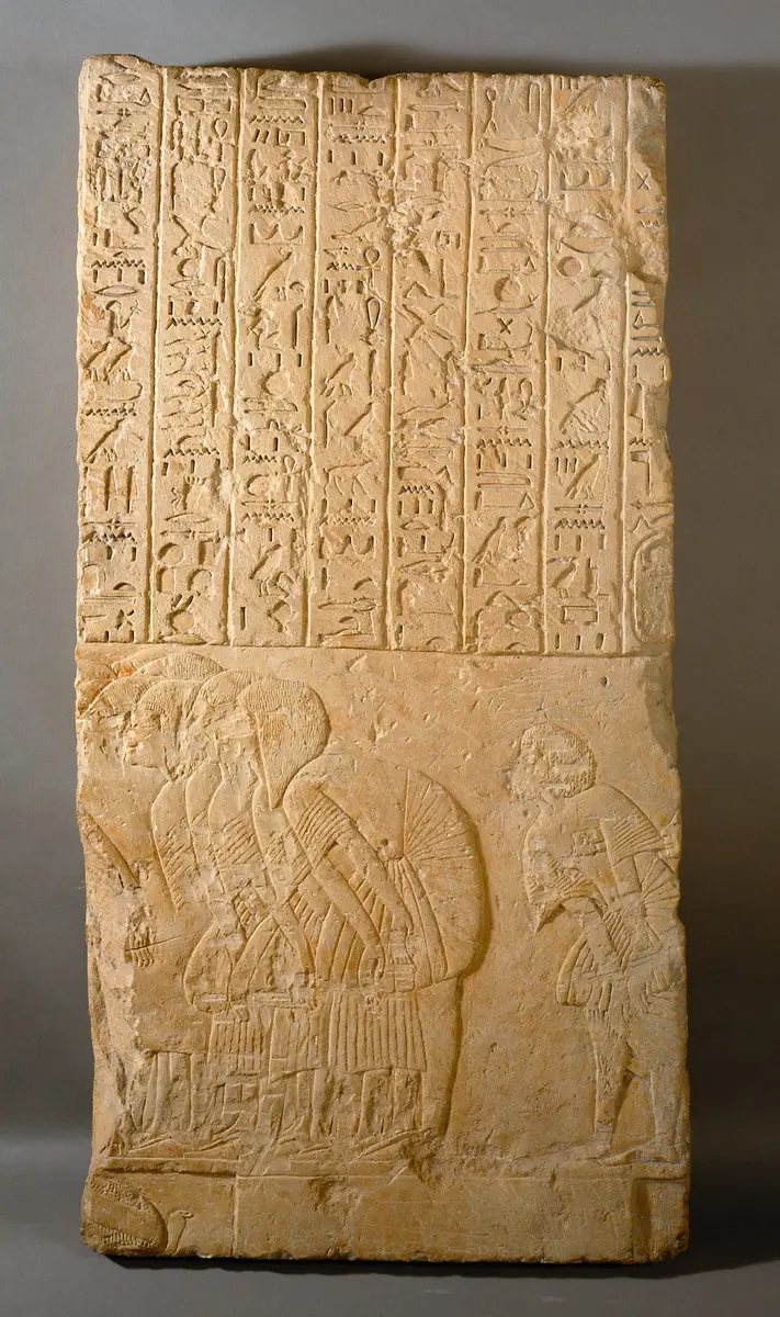 Relief aus dem memphitischen Grab des Königs Haremhab