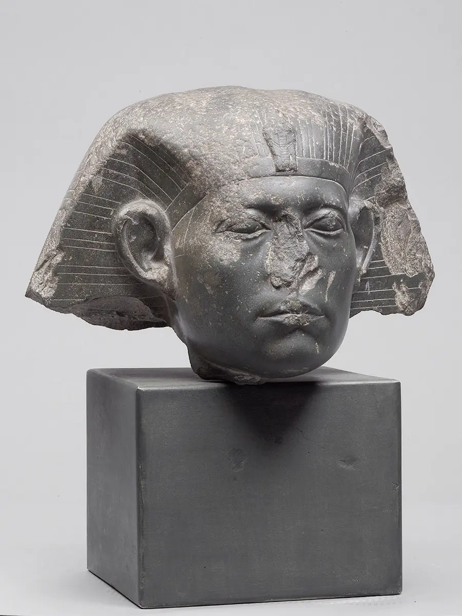 Head from a sphinx of Senwosret III 