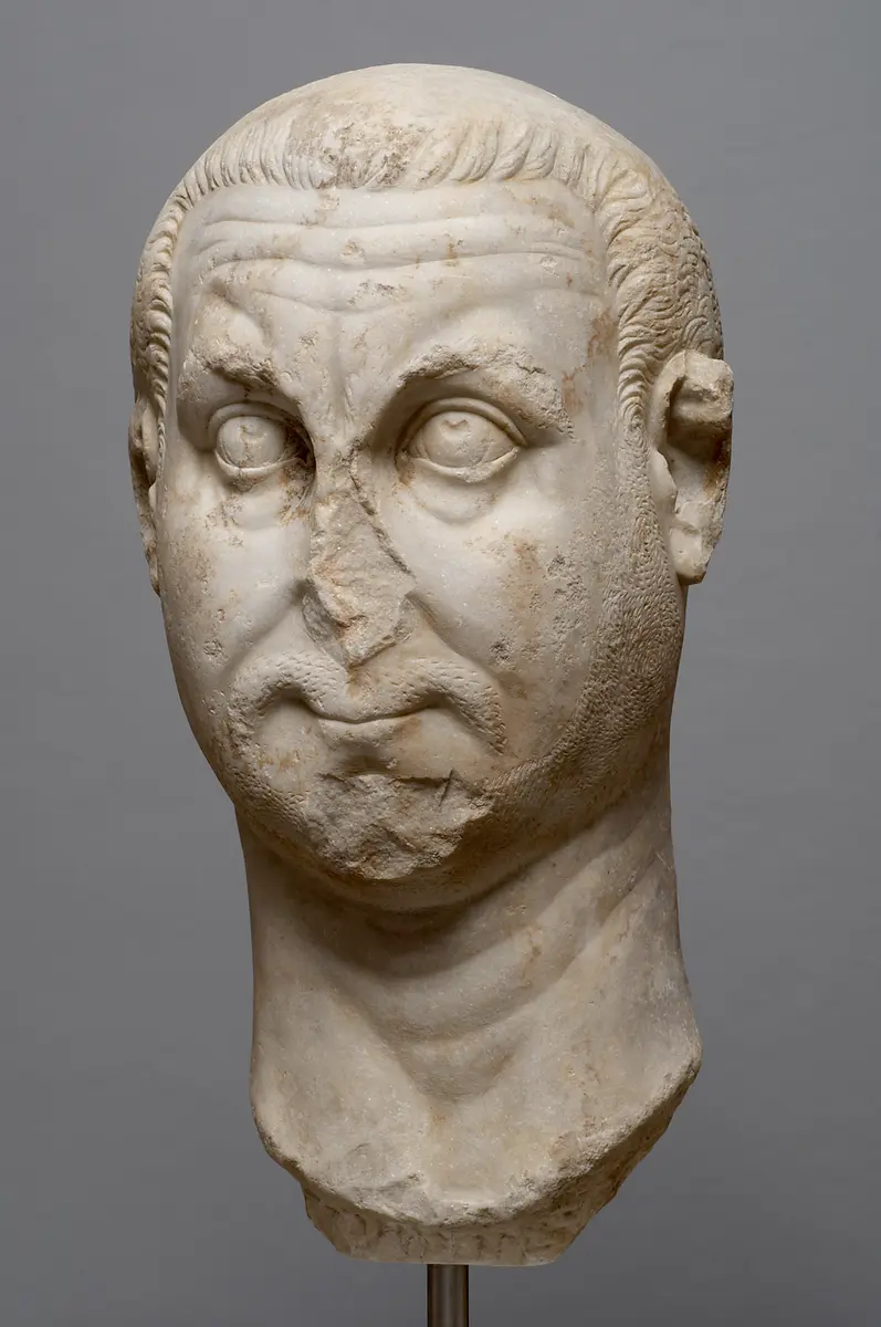 Kolossales Porträt: Kaiser Licinius