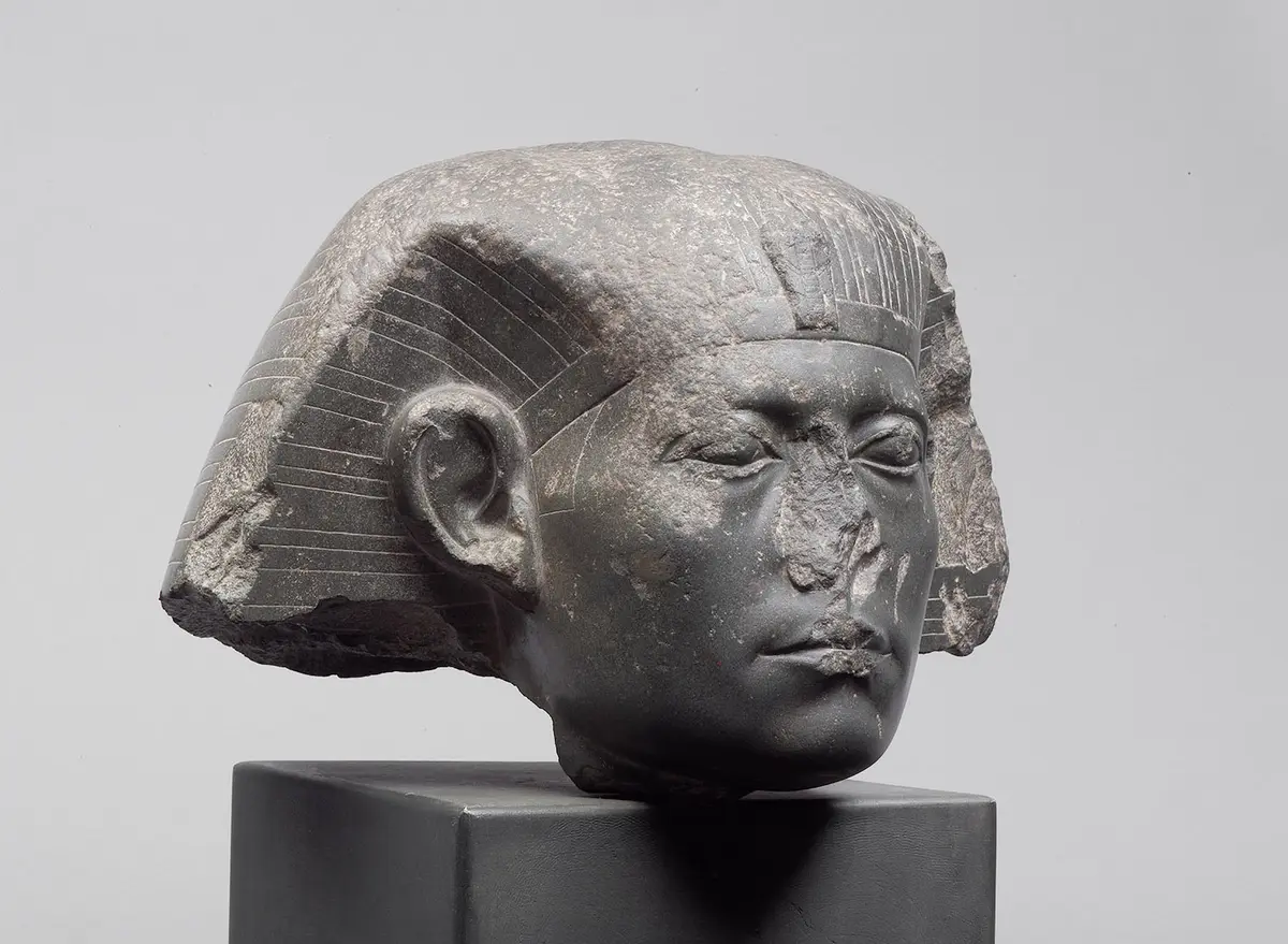 Head from a sphinx of Senwosret III 