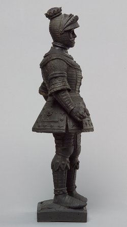 Leopold III. der Fromme, Herzog Leopold III. von Österreich, Statue, Statuette, Terracotta