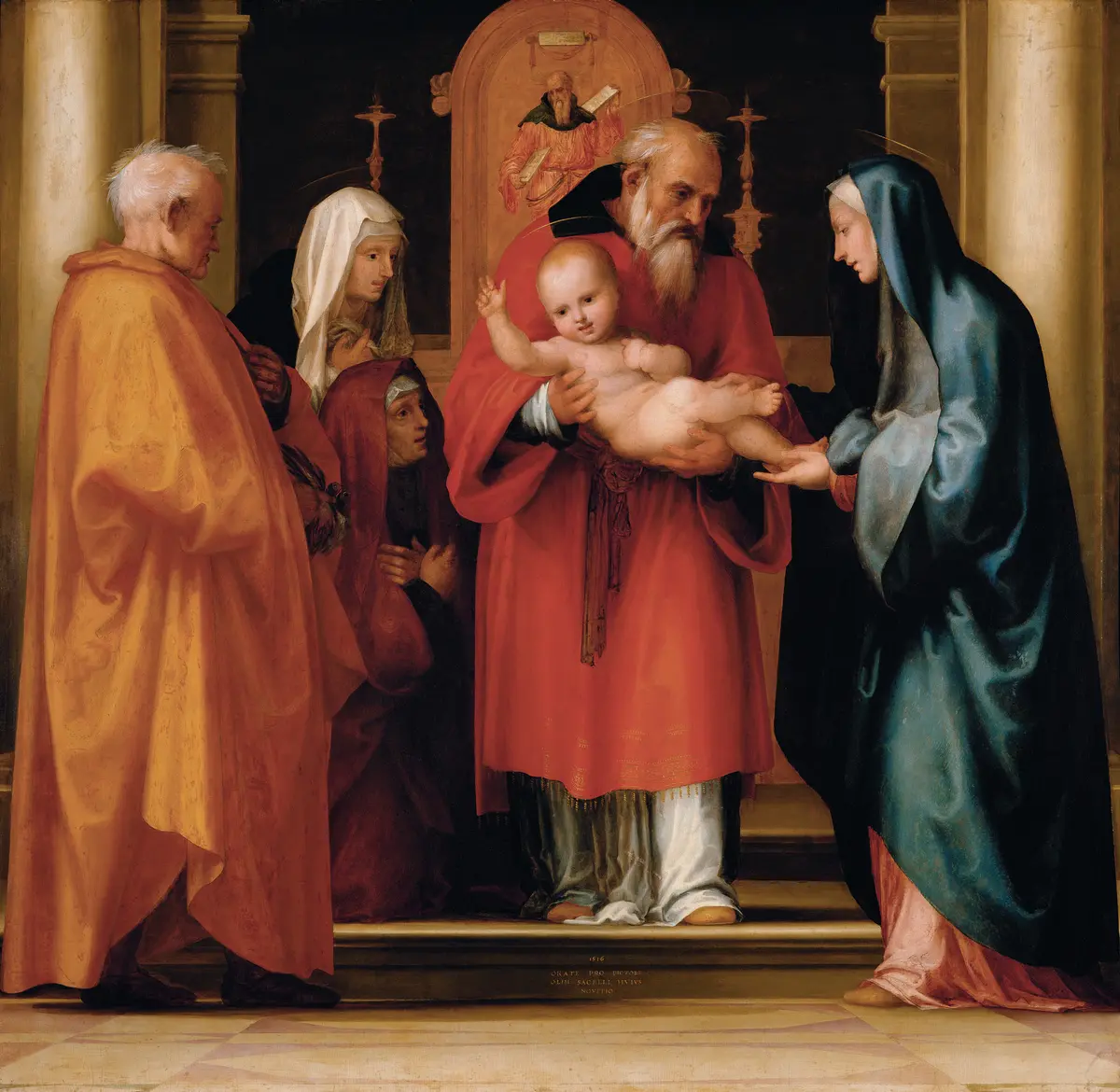 Depiction of Christ in the Temple