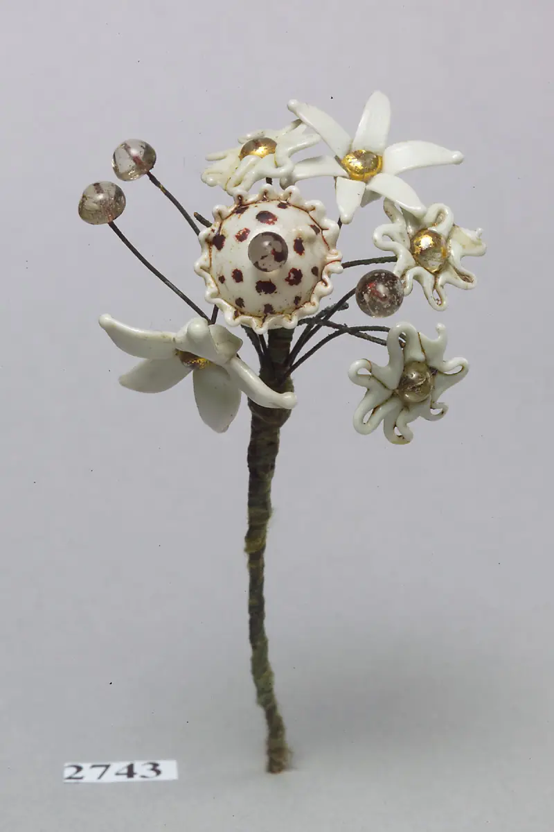 Blumenbukett aus Glas