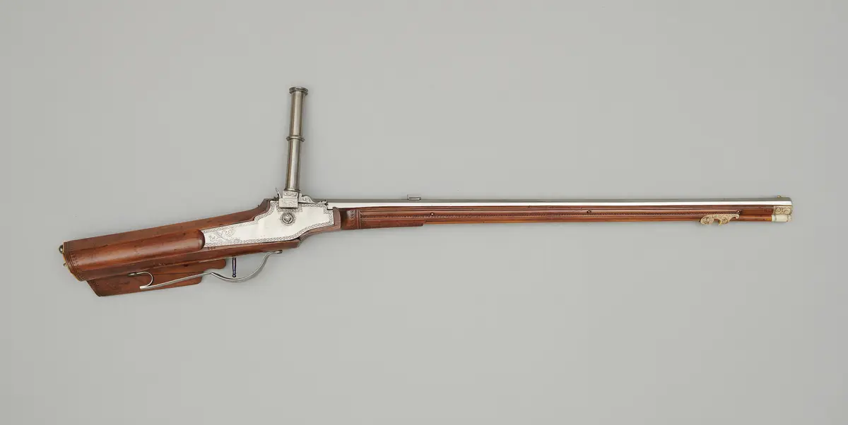 Radschlossgewehr mit Rauchfang