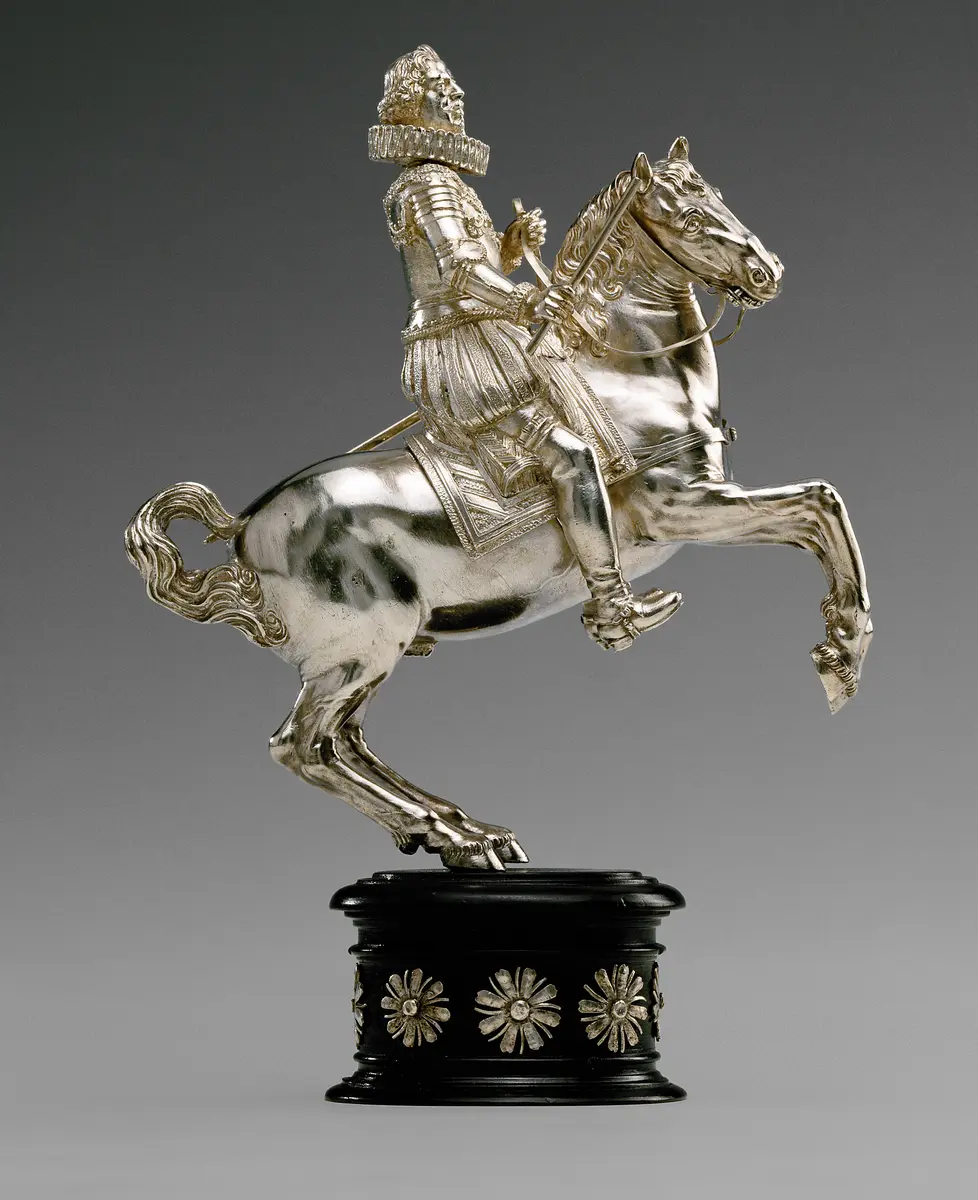 Erzherzog Leopold V., Landesfürst von Tirol zu Pferd