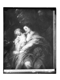 Ildefonso-Altar: Die Hl. Familie unter dem Apfelbaum (Außenseiten der Flügel)