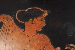 Zeus verfolgt Ganymedes (A), Fliehender Knabe (B)