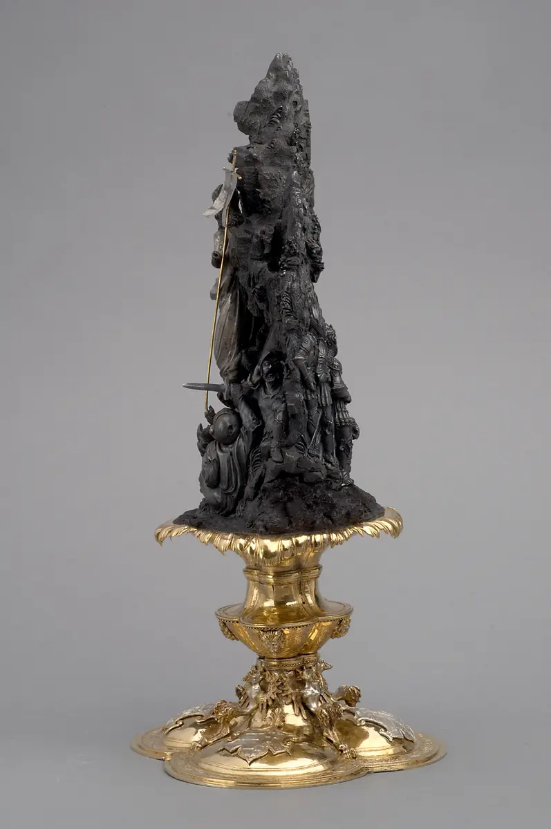 Handstein mit der Auferstehung Christi und Kaiser Karl V. nach der Schlacht von Pavia