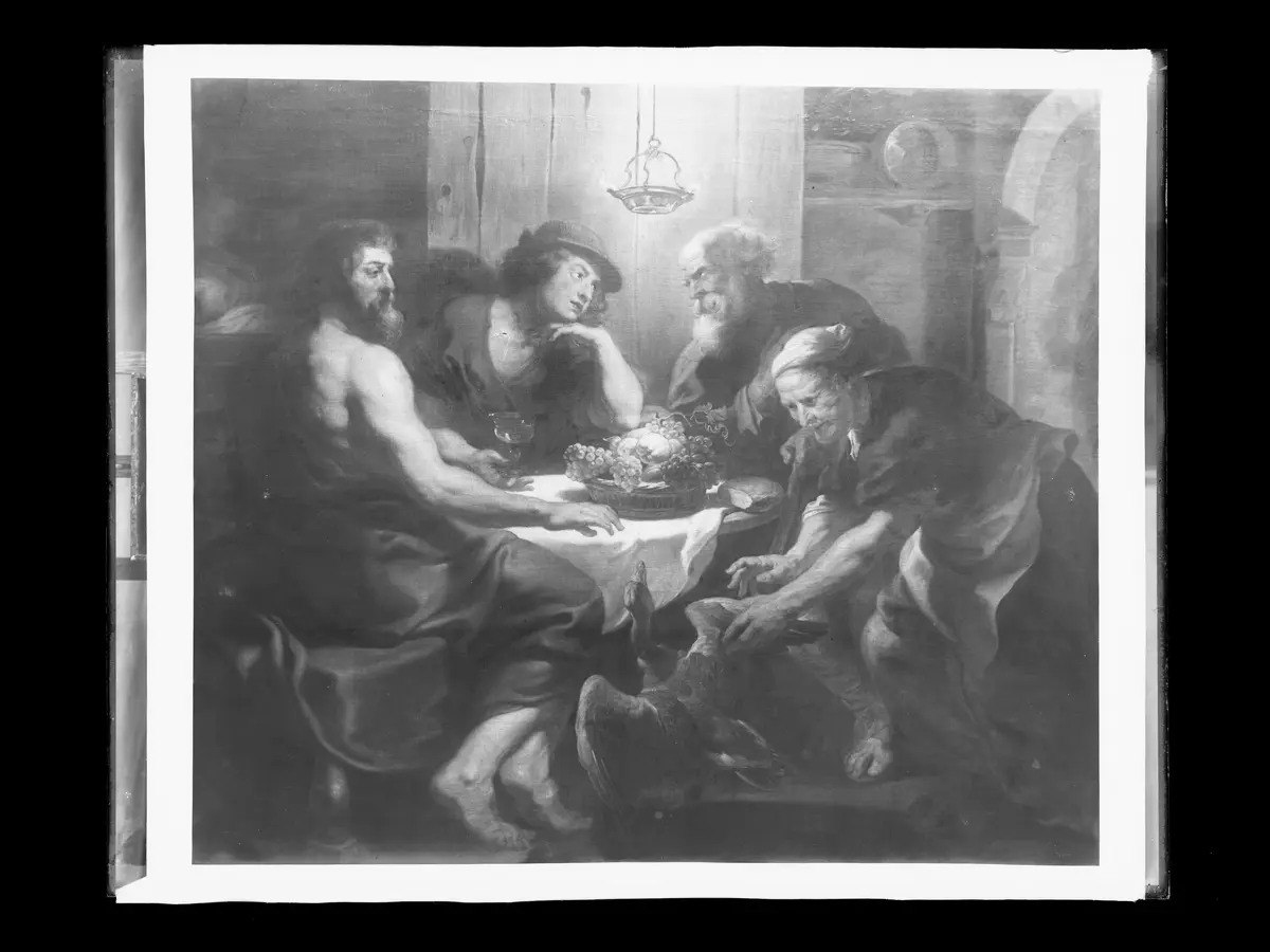 Jupiter und Merkur bei Philemon und Baucis