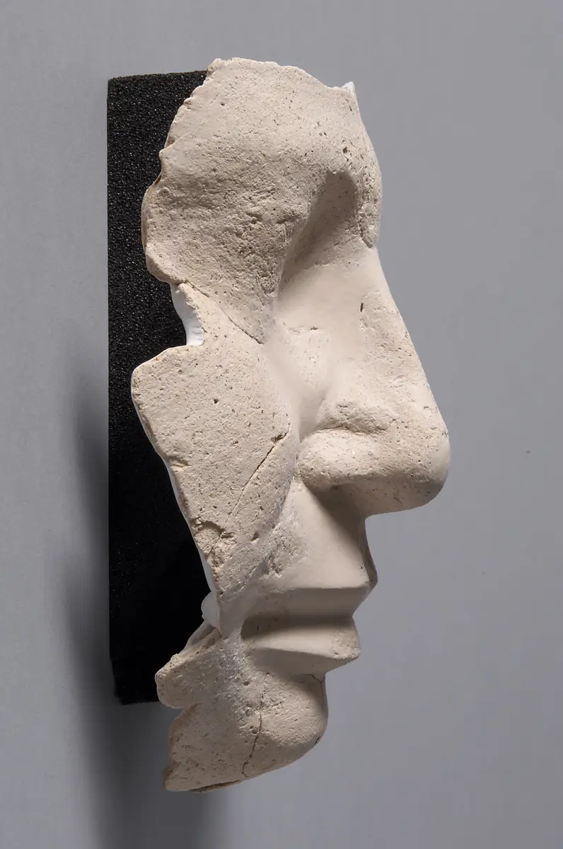 Stucküberzug von menschlichem Schädel
