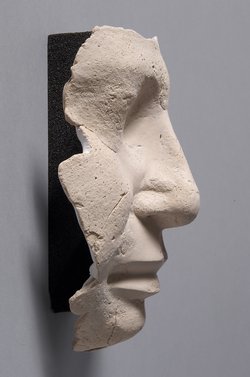 Stucküberzug von menschlichem Schädel