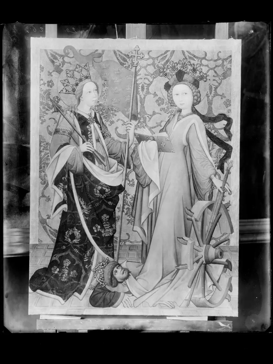 Die hll. Ursula und Katharina