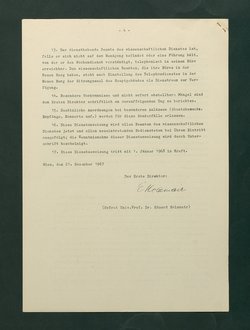 Dienstanweisungen für Postenaufseher, Portiere, die Telephonzentrale, Oberaufseher, Nachtportiere und Nachtaufseher, für den Wochendienst der Beamten und der Verwaltungskanzlei