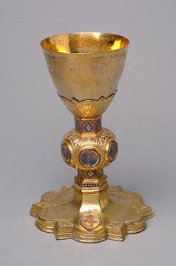 Messkelch mit Patene aus dem Besitz Kaiser Maximilians von Mexiko