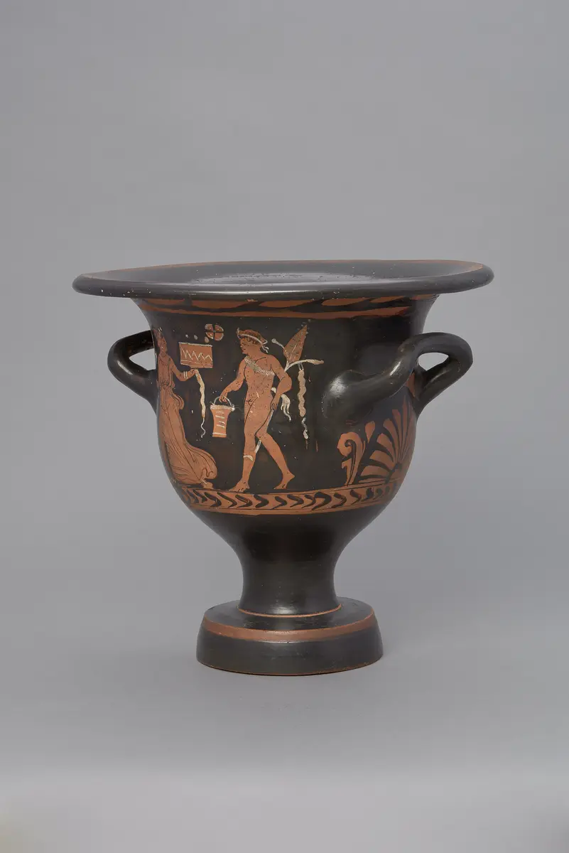 Mänade und Satyr