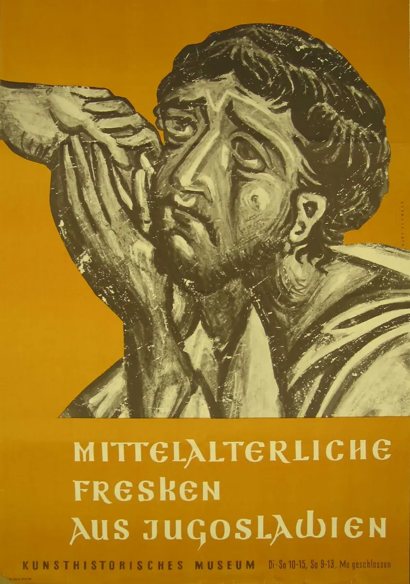 Mittelalterliche Fresken aus Jugoslawien