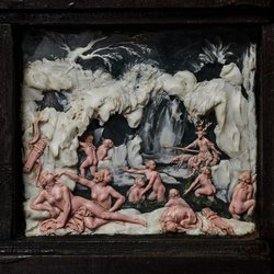 Tafel mit 60 Szenen aus den Metamorphosen des Ovid