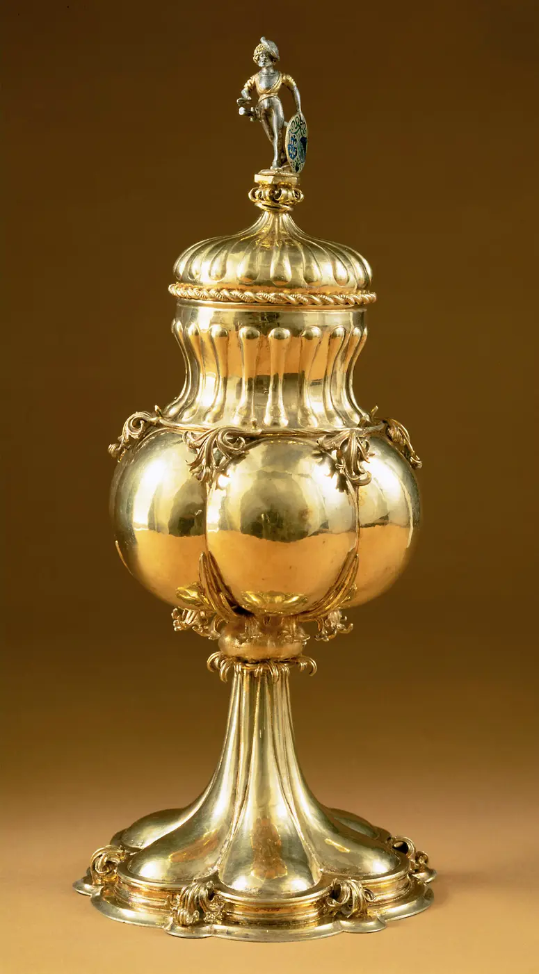 Lidded Cup with a Lansquenet