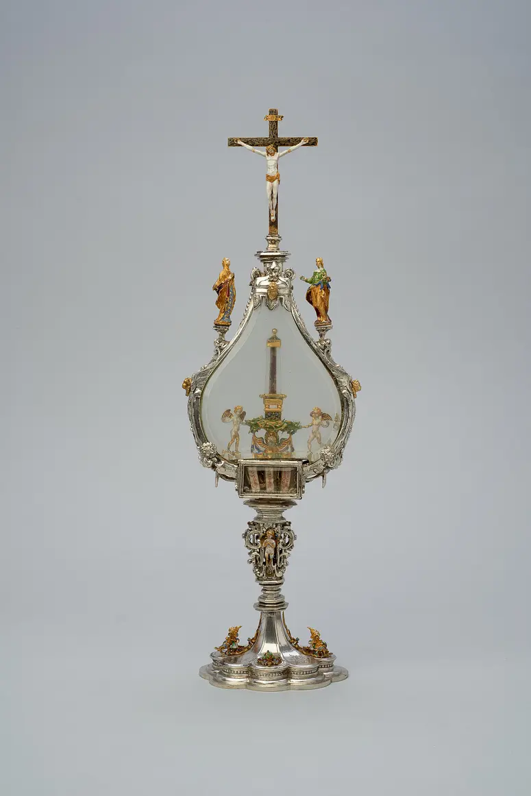 Ostensorium mit einem Dorn der Krone Christi