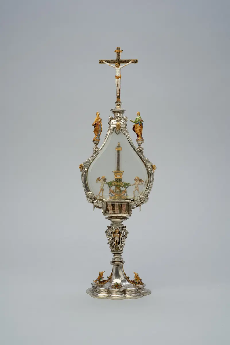 Ostensorium mit einem Dorn der Krone Christi