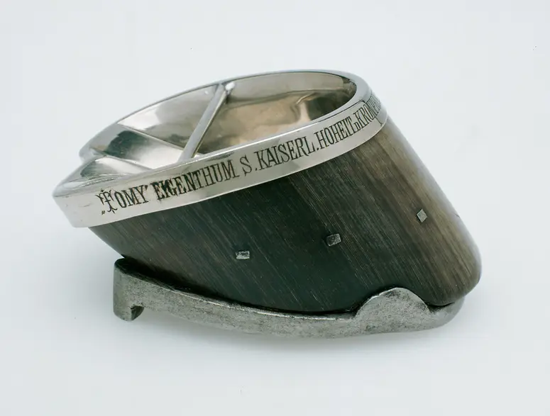 Ashtray of Crown Prince Rudolf, made from the hoof of his pony Tomy