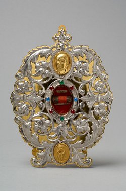 Theka (Reliquiar) mit einer Reliquie des hl. Clemens Maria Hofbauer