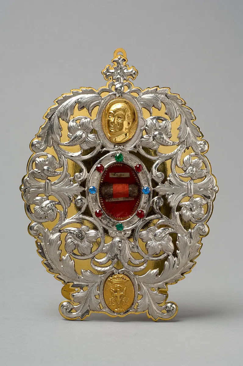 Theka (Reliquiar) mit einer Reliquie des hl. Clemens Maria Hofbauer