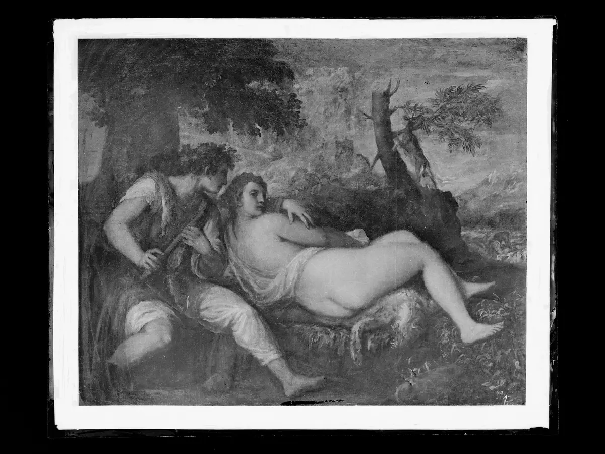 Nymphe und Schäfer
