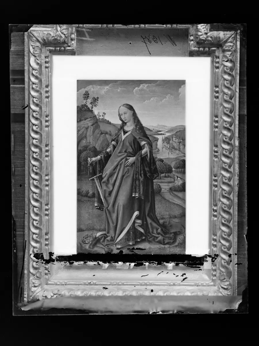 Rechter Flügel eines Diptychons: Hl. Katharina