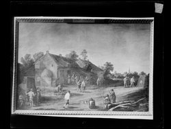 Bogenschießende Bauern