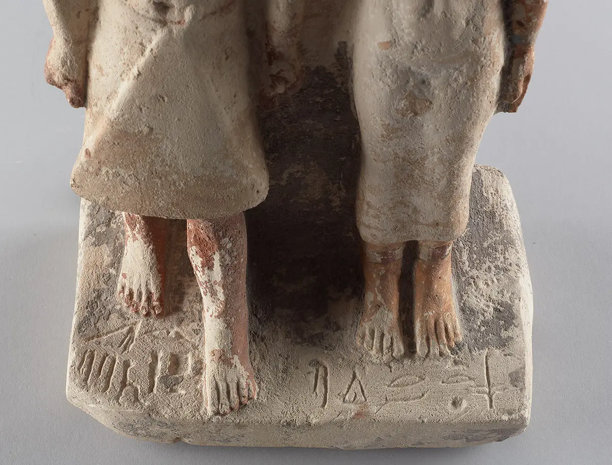 Kopflose Zweiergruppe des Schepses-ptah und seiner Frau Ni-si-redi
