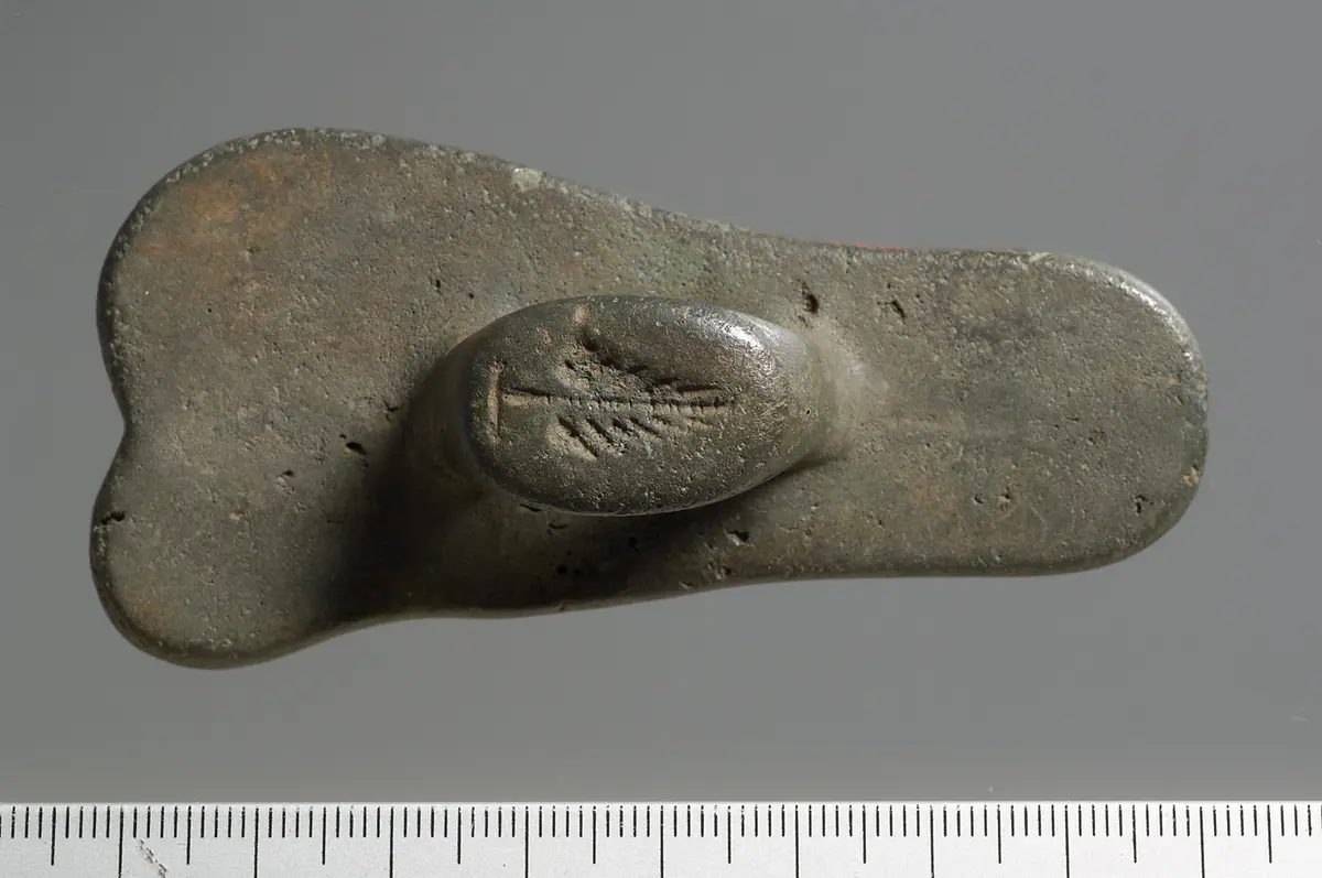 Stempel in Fußform