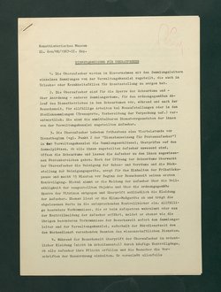 Dienstanweisungen für Postenaufseher, Portiere, die Telephonzentrale, Oberaufseher, Nachtportiere und Nachtaufseher, für den Wochendienst der Beamten und der Verwaltungskanzlei