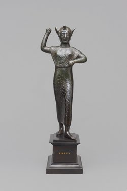 Angreifende Athena (etruskisch: Menerva)