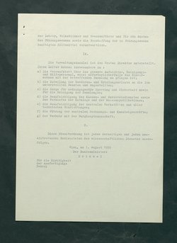 Dienstordnung für das Kunsthistorische Museum